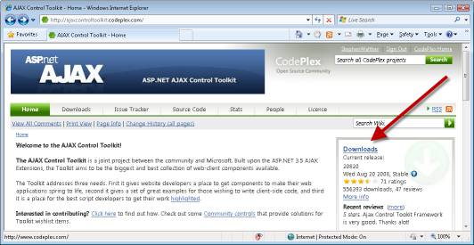 Microsoft Ajax Control Toolkit